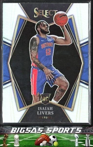Isaiah Livers 2021-22 Panini Select Silver Prizms #160 RC Detroit Pistons - Picture 1 of 2