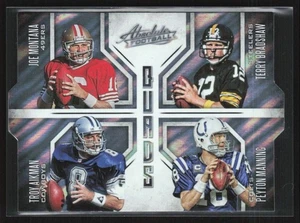 Manning/Aikman/Montana/Bradshaw 2016 Panini Absolute Quads Die-Cut #6 - Picture 1 of 3