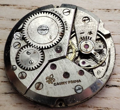 Cauny prima Watch movement Peseux P 336N - 25.9 mm - for parts and spares - Image 1 of 4