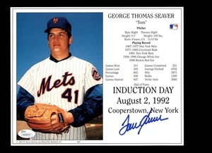 Tom Seaver JSA Coa Signed 8x10 Photo Autograph Mets - Picture 1 of 2