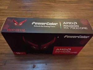 (RARE)PowerColor AMD Radeon Red Devil RX 7900 GRE 16GB GDDR6 PCI Express 4.0 ATX - Picture 1 of 7