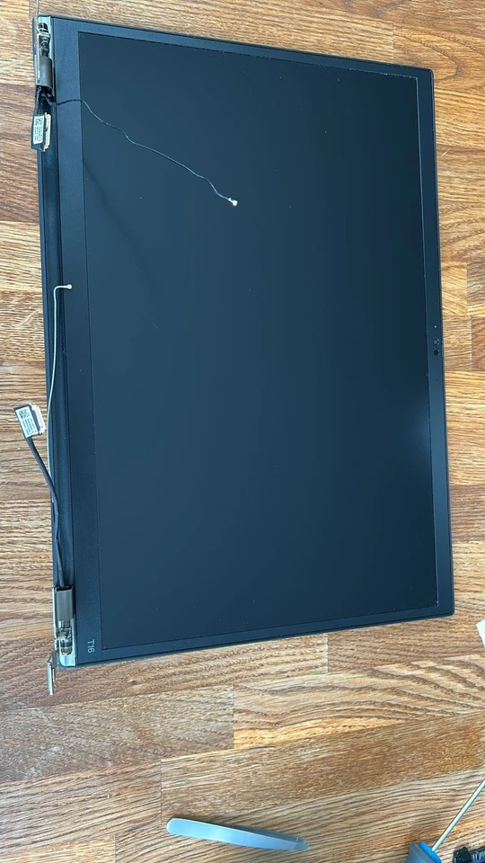 Lenovo ThinkPad T16 LCD Display Bildschirm 2560x1600 Scharniere mit Kabel - Bild 1 von 2