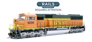 PROTO 2000 'HO' GAUGE 30174 BNSF ORANGE SD60M EMD 9290 EMU LOCO *DCC FITTED - Picture 1 of 5