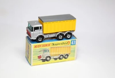 Matchbox Superfast No 47 DAF Tipper Container Truck In Original Box - Near Mint - Image 1 of 4
