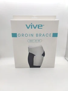 Vive Groin Brace Black Hip 25”-48”NEW/Open BOX Neoprene Groin Brace - Picture 1 of 6
