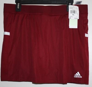 adidas Women's Team 19 Skort-burgundy Size XL - Picture 1 of 4