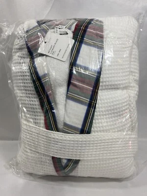 Pottery Barn Resort Stewart клетку большой халат новый с Ярлыками; открытая коробка большой - Изображение 1 из 4