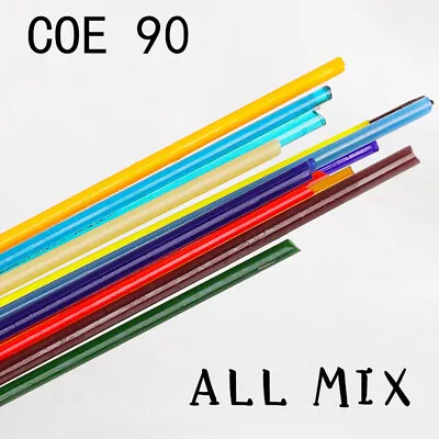 COE 90 L40-50 Mm 250 G Diapositiva 2 ~ 3 Mm Fideos Cordón Lámparas Varillas De Vidrio • 33.37€
