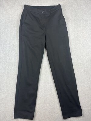 Eileen Fisher Pants Womens XS (28x29) Black Trousers Flat Stretch Organic Cotton - Image 1 of 4