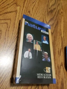 The Natural Decision VHS Tape Medical Hair Restoration New And Factory Sealed - Picture 1 of 6