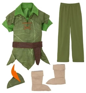 Disney Peter Pan Costume for Kids Size 9/10 - Picture 1 of 7
