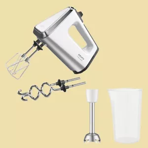 Krups GN 9121 Handmixer - Handrührgerät 3 Mix 9000 - 750 W - mit Pürierstab - Bild 1 von 1