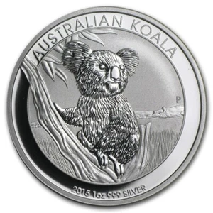 2015 Australia Koala 1 oz. .999 Silver Coin ~~ Perth Mint w/ capsule - Picture 1 of 2