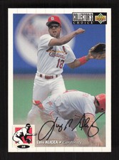 1994 Collector's Choice Silver Signature  Luis Alicea #32 St. Louis Cardinals