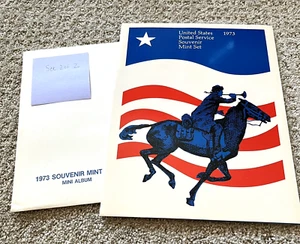 1973 US Postal Service Souvenir Mint Stamp Set - Mini Album Vintage Lot Set 2 - Bild 1 von 7