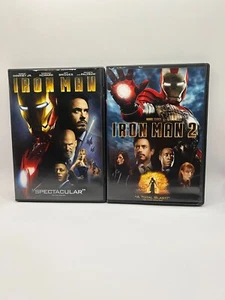 Marvel Iron Man 1 And 2 DVD Robert Downey Jr. Action Superhero - Picture 1 of 1