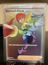 Korrinas Focus 174/163 Full Art Trainer Rainbow - Pokemon TCG Battle Styles NM