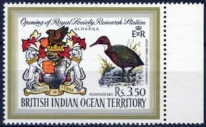 ZAYIX British Indian Ocean Territory 43 MNH Birds Coat of Arms 071423S29M - Picture 1 of 1