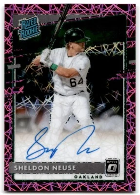 2020 Panini Donruss Optic Rated Rookies Signatures Sheldon Neuse Rookie Auto - Image 1 of 2
