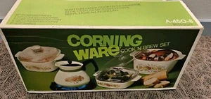 Corning Ware SPICE O' LIFE Cook 'N' Brew Set 7-teilig A-45O-8 unbenutzt in OVP - Bild 1 von 8