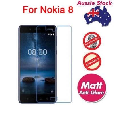 Matte Anti-Glare Plastic Screen Protector For Nokia 8 Cover Entire Flat Screen - image 1 of 3