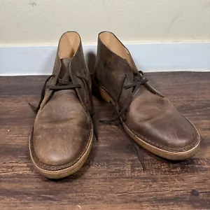 NEU Astorflex Vera Pelle Chukka Stiefel Herren Größe 9 braun Leder runde Spitze Schnürung - Bild 1 von 8