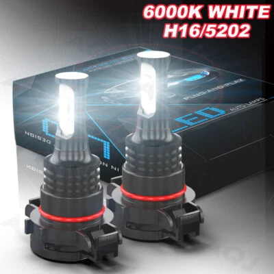 Faros antiniebla LED blancos 5202 para Subaru XV Crosstrek 2013-2014 2 piezas 6000k Foto 1 de 4