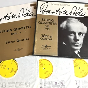 Bartok String Quartets 1-6 Tatrai Quartet 3LP Box SET Hungaroton LPX 1294-96 NM - Picture 1 of 12