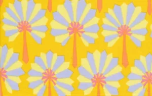 KAFFE FASSETT PALM FAN YELLOW fat quarter GP114 original issue 2 available - Picture 1 of 2