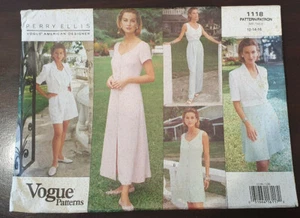 Vogue American Designer Perry Ellis Pattern #1118 (UNCUT) Sizes 12-14-16 - Picture 1 of 3
