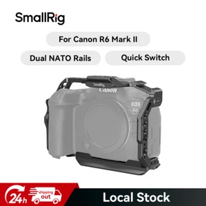 SmallRig EOS R6 Mark II gabbia fotocamera attacco a scarpa fredda per Canon mirrorless - Foto 1 di 8