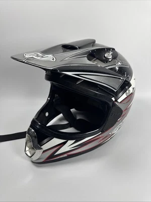 THH Talla L Juvenil Motocross ATV Motocicleta Casco TX10 DOT Dirt Bike Off Road Foto 1 de 4