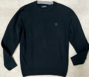 Suéter tejido cuello redondo negro Chaps Boys *14 - Imagen 1 de 6