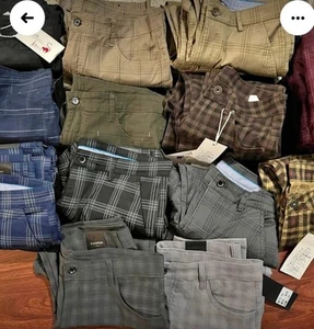 $5.00 Pair Mens Skinny Fit Pants Flat Front .Runs One Size Small 28 To 40 - Picture 1 of 13