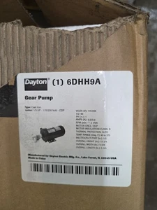 Dayton Zahnradpumpe 1/3 PS - Bild 1 von 3