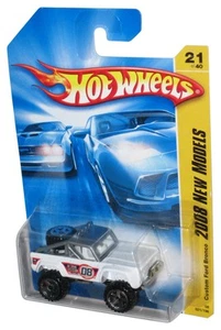 Hot Wheels 2008 New Models 21/40 White Custom Ford Bronco Toy 021/196 - Picture 1 of 1