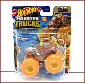 Hot Wheels Monster Trucks 2024 STEAR CLEAR Stripes Earned Diecast 1:64 🌟NEW🌟 - Picture 1 of 6