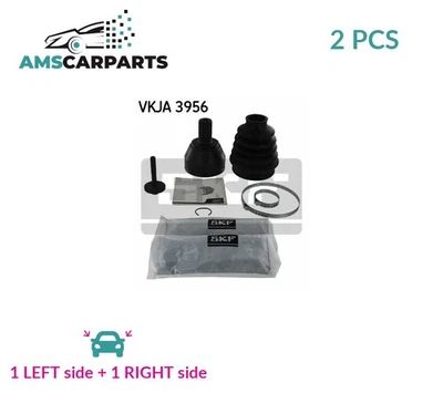 DRIVESHAFT CV JOINT KIT PAIR WHEEL SIDE FRONT VKJA 3956 SKF 2PCS NEW - Image 1 of 4