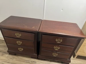 American Drew Two Drawer Nightstands - Picture 1 of 1