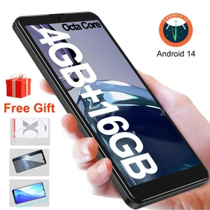 2025 Neu Android 14 Smartphone Ohne Vertrag Handy 4GB+16GB 8Core Dual SIM 4G IPS - Bild 1 von 24