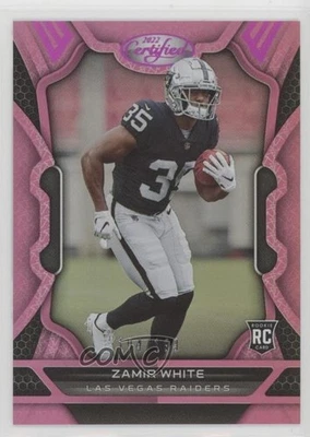 2022 Certified Rookies Mirror Pink /199 Zamir White #142 Rookie RC - Image 1 of 2