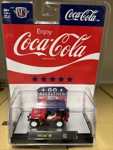 M2 Machines Coca Cola 1944 Jeep MB A31 23-07 New - Picture 1 of 1