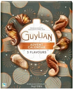 Guylian Chocolate 3 Flavours Advent Calendar 254G,Christmas Luxury Gift - Picture 1 of 3