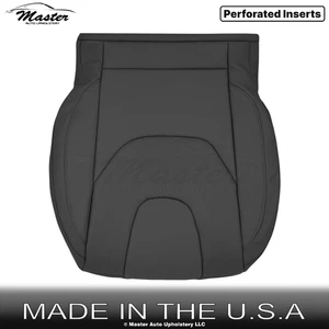 Se adapta a Ford Edge 2015-2021 cuero titanio pref. Cubierta inferior del conductor delantero ébano - Imagen 1 de 7