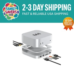 All-in-One Mac Mini Hub with M.2 SSD Support & 4K HDMI for Enhanced Performance - Picture 1 of 9