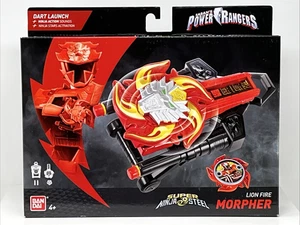 Super Ninja Steel Lion Fire Battle Morpher Red Ranger Dartwerfer mit Sounds - Bild 1 von 7