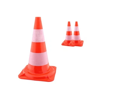 HAGO 2 Stk. Verkehrs-Pylone Leitkegel Warnkegel Hütchen Kegel Lübecker Hut Parcours