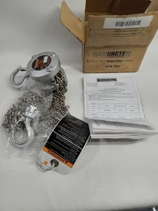 Harrington 1/4 Ton Manual Chain Hoist – Model CX003 Open Box Condition - Picture 1 of 6