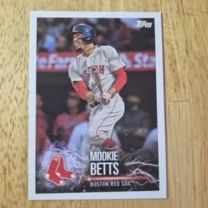 Mookie Betts | Tarjeta Nacional de Béisbol Topps 2019 Día #NNO Boston Red Sox - Imagen 1 de 2