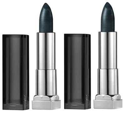Pack of 2 Maybelline Color Sensational Lipstick, Gunmetal (Metallic) # 982 - Image 1 of 4